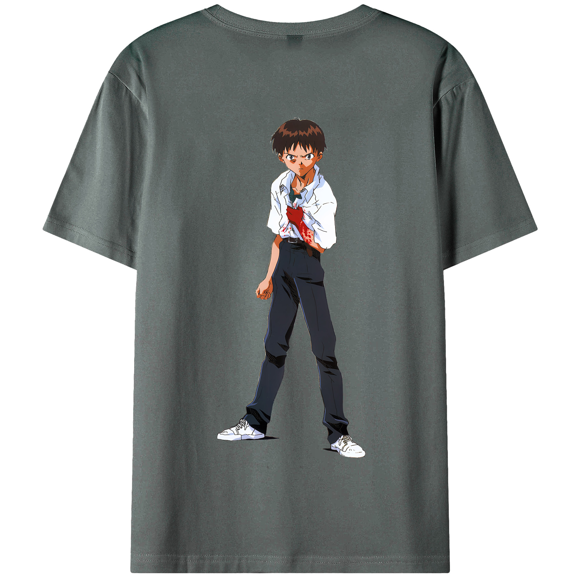 （画像用） EVA 新世紀エヴァンゲリオン 綿100％半袖Tシャツ（背面プリント）